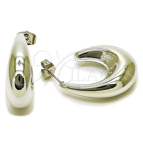 Argolla Pequeña 02.467.0038.1.25 Rodio Laminado, Pulido, Rodinado
