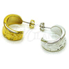Argolla Pequeña 02.467.0047.1.25 Rodio Laminado, Pulido, Rodinado