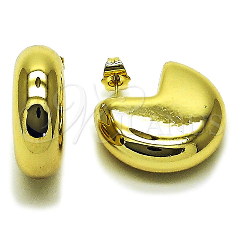 Argolla Mediana 02.455.0016.1.25 Acero Inoxidable, Pulido, Tono Dorado