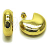 Argolla Mediana 02.455.0016.1.25 Acero Inoxidable, Pulido, Tono Dorado