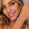 Pulsera Tennis 03.283.0560.07 Oro Laminado, Diseño de Bola, con Zirconia Cubica Blanca, Pulido, Tono Dorado (Grosor 10 MM, 8 Pulgadas de Largo)