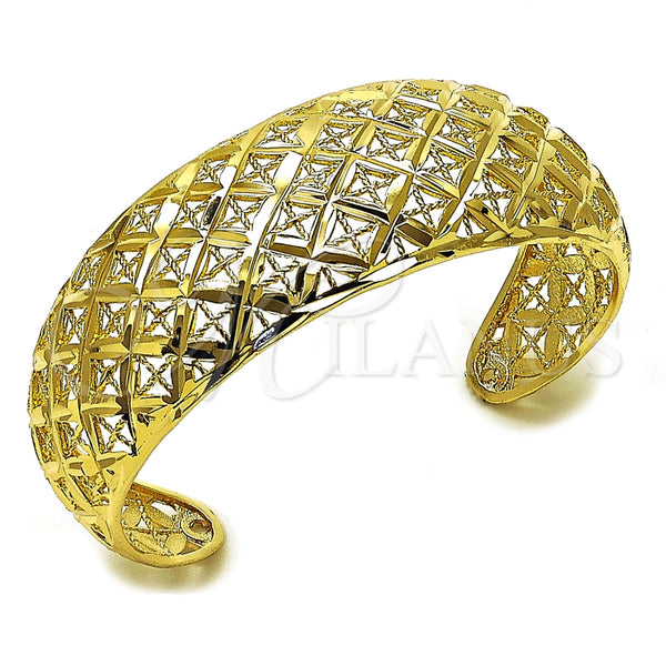 Aro Individual 07.100.0010 Oro Laminado, Diseño de File, Pulido, Tono Dorado (Grosor 25 MM, Talla Unica)