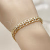 Pulsera Básica 03.145.0004.07 Oro Laminado, Pulido, Tono Dorado (Grosor 07.5 MM, 8 Pulgadas de Largo)