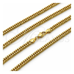 Gargantilla Basica 04.63.1341.22 Oro Laminado, Pulido, Tono Dorado (Calibre 100, Grosor 05 MM, 22 Pulgadas de Largo)