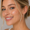 Argolla Huggie 02.267.0112.15 Oro Laminado, con Zirconia Cubica Blanca, Pulido, Tono Dorado