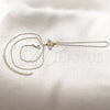 Pulsera Elegante 03.60.0160.13 Oro Laminado, Diseño de Abeja y Rolo, con Zirconia Cubica Dorado y Micro Pave Blanca, Pulido, Tono Dorado (Grosor 01 MM, 13 Pulgadas de Largo)