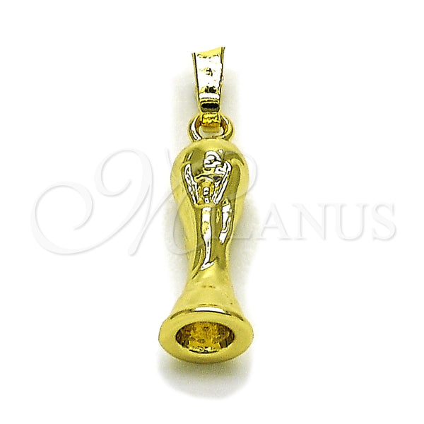 Dije Elegante 05.459.0043 Oro Laminado, Pulido, Tono Dorado