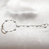 Pulsera Elegante 03.437.0002.08 Acero Inoxidable, Diseño de Corazón y Rolo, con Perla Marfil, Pulido, Tono Dorado (Grosor 08 MM, 8 Pulgadas de Largo)