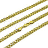 Gargantilla Basica 03.213.0354.1.22 Oro Laminado, Diseño de Bismarco, Pulido, Tono Dorado (Grosor 05 MM, 22 Pulgadas de Largo)