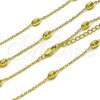 Gargantilla Basica 04.213.0281.16 Oro Laminado, Diseño de Rolo, Pulido, Tono Dorado (Grosor 01.6 MM, 16 Pulgadas de Largo)