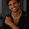 Collar y Pulsera 06.116.0007.2.22 Acero Inoxidable, Diseño de Infinito, Pulido, Dos Tonos