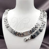 Collar y Pulsera 06.363.0031.1.22 Acero Inoxidable, Pulido, Tono Plateado