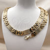 Collar y Pulsera 06.363.0031.2.22 Acero Inoxidable, Pulido, Tono Dorado