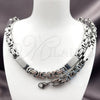 Collar y Pulsera 06.116.0224.22 Acero Inoxidable, Pulido, Tono Plateado