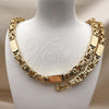 Collar y Pulsera 06.116.0224.1.22 Acero Inoxidable, Pulido, Tono Dorado