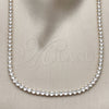 Gargantilla Elegante 03.130.0002.4.12 Oro Laminado, con Zirconia Cubica Blanca, Pulido, Tono Dorado (Grosor 04 MM, 12 Pulgadas de Largo)