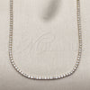 Gargantilla Elegante 03.130.0006.12 Oro Laminado, con Zirconia Cubica Blanca, Pulido, Tono Dorado (Grosor 02 MM, 12 Pulgadas de Largo)