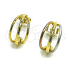 Argolla Pequeña 02.196.0261.20 Oro Laminado, Pulido, Tono Dorado