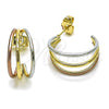 Argolla Pequeña 02.196.0263.20 Oro Laminado, Pulido, Tres Tonos