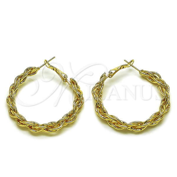 Argolla Mediana 02.196.0288.40 Oro Laminado, Pulido, Tono Dorado