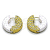 Argolla Huggie 02.196.0300.24 Oro Laminado, Pulido, Tono Dorado