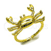 Anillo Elegante 01.381.0016 Oro Laminado, Pulido, Tono Dorado (Talla Unica)