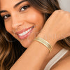 Aro Trio 07.170.0077.04 Oro Laminado, Diamantado, Tono Dorado (Grosor 01.2 MM, Talla 4 (2,25 de Diámetro))