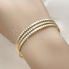 Aro Trio 07.170.0078.04 Oro Laminado, Diamantado, Tono Dorado (Grosor 01.3 MM, Talla 4 (2,25 de Diámetro))