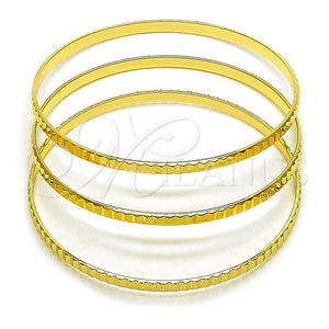 Aro Trio 07.170.0078.04 Oro Laminado, Diamantado, Tono Dorado (Grosor 01.3 MM, Talla 4 (2,25 de Diámetro))