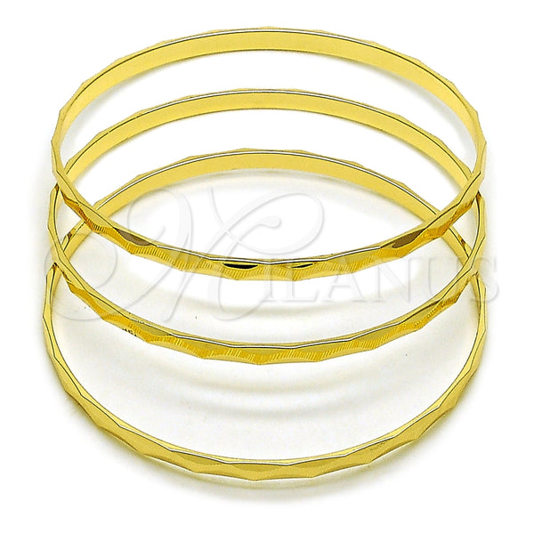 Aro Trio 07.170.0079.04 Oro Laminado, Pulido, Tono Dorado (Grosor 01.2 MM, Talla 4 (2,25 de Diámetro))