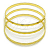 Aro Trio 07.170.0079.04 Oro Laminado, Pulido, Tono Dorado (Grosor 01.2 MM, Talla 4 (2,25 de Diámetro))