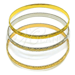 Aro Trio 07.170.0081.06 Oro Laminado, Pulido, Tres Tonos (Grosor 01.6 MM, Talla 6 (2,75 de Diámetro))