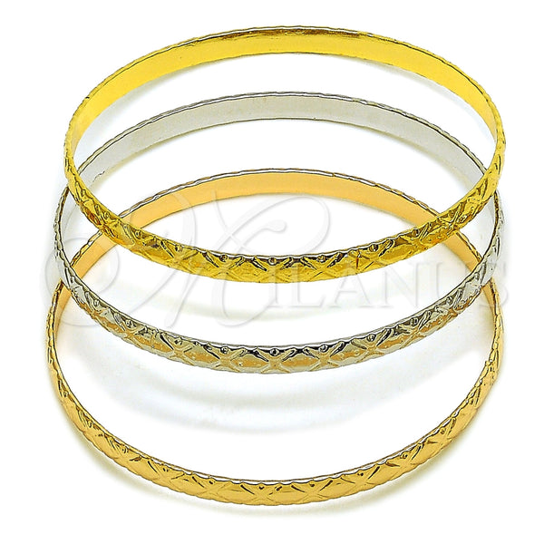 Aro Trio 07.170.0081.06 Oro Laminado, Pulido, Tres Tonos (Grosor 01.6 MM, Talla 6 (2,75 de Diámetro))