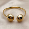 Aro Individual 07.170.0089 Oro Laminado, Diseño de Bola, Pulido, Tono Dorado (Grosor 06 MM, Talla Unica)