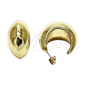 Argolla Mediana 02.468.0003 Oro Laminado, Pulido, Tono Dorado