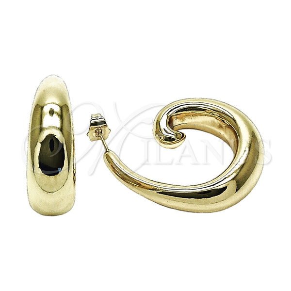 Argolla Mediana 02.468.0006.35 Oro Laminado, Pulido, Tono Dorado