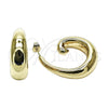 Argolla Mediana 02.468.0006.35 Oro Laminado, Pulido, Tono Dorado