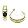 Argolla Mediana 02.468.0010.40 Oro Laminado, Pulido, Tono Dorado