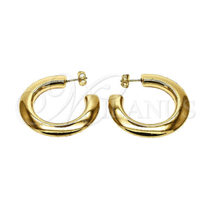Argolla Mediana 02.468.0011.40 Oro Laminado, Pulido, Tono Dorado