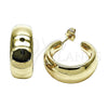 Argolla Mediana 02.468.0010.30 Oro Laminado, Pulido, Tono Dorado
