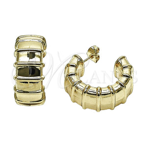 Argolla Mediana 02.468.0012.30 Oro Laminado, Pulido, Tono Dorado