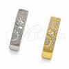 Argolla Huggie 02.267.0125.18 Oro Laminado, con Zirconia Cubica Blanca, Pulido, Tono Dorado