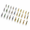Argolla Huggie 02.267.0140.3.14 Oro Laminado, con Zirconia Cubica Amatista, Pulido, Tono Dorado