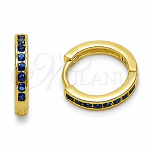 Argolla Huggie 02.267.0143.2.16 Oro Laminado, Pulido, Tono Dorado