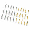 Argolla Huggie 02.267.0144.6.16 Rodio Laminado, con Zirconia Cubica Verde, Pulido, Rodinado