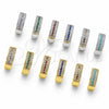 Argolla Huggie 02.267.0147.15 Oro Laminado, con Zirconia Cubica Blanca y Granate, Pulido, Tono Dorado