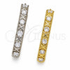 Argolla Huggie 02.267.0151.30 Oro Laminado, con Zirconia Cubica Blanca, Pulido, Tono Dorado