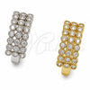 Argolla Huggie 02.267.0152.20 Oro Laminado, con Zirconia Cubica Blanca, Pulido, Tono Dorado