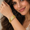 Aro Individual 07.282.0093 Oro Laminado, Pulido, Tono Dorado (Grosor 20 MM, Talla Unica)
