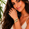 Aro Individual 07.282.0114 Oro Laminado, Pulido, Tono Dorado (Grosor 03 MM, Talla Unica)